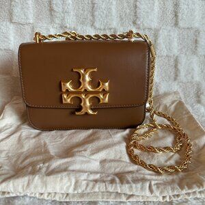 NWT!RARE! Tory Burch Small Eleanor Bag in Moose/Brown Women's Shoulder Bag 73589